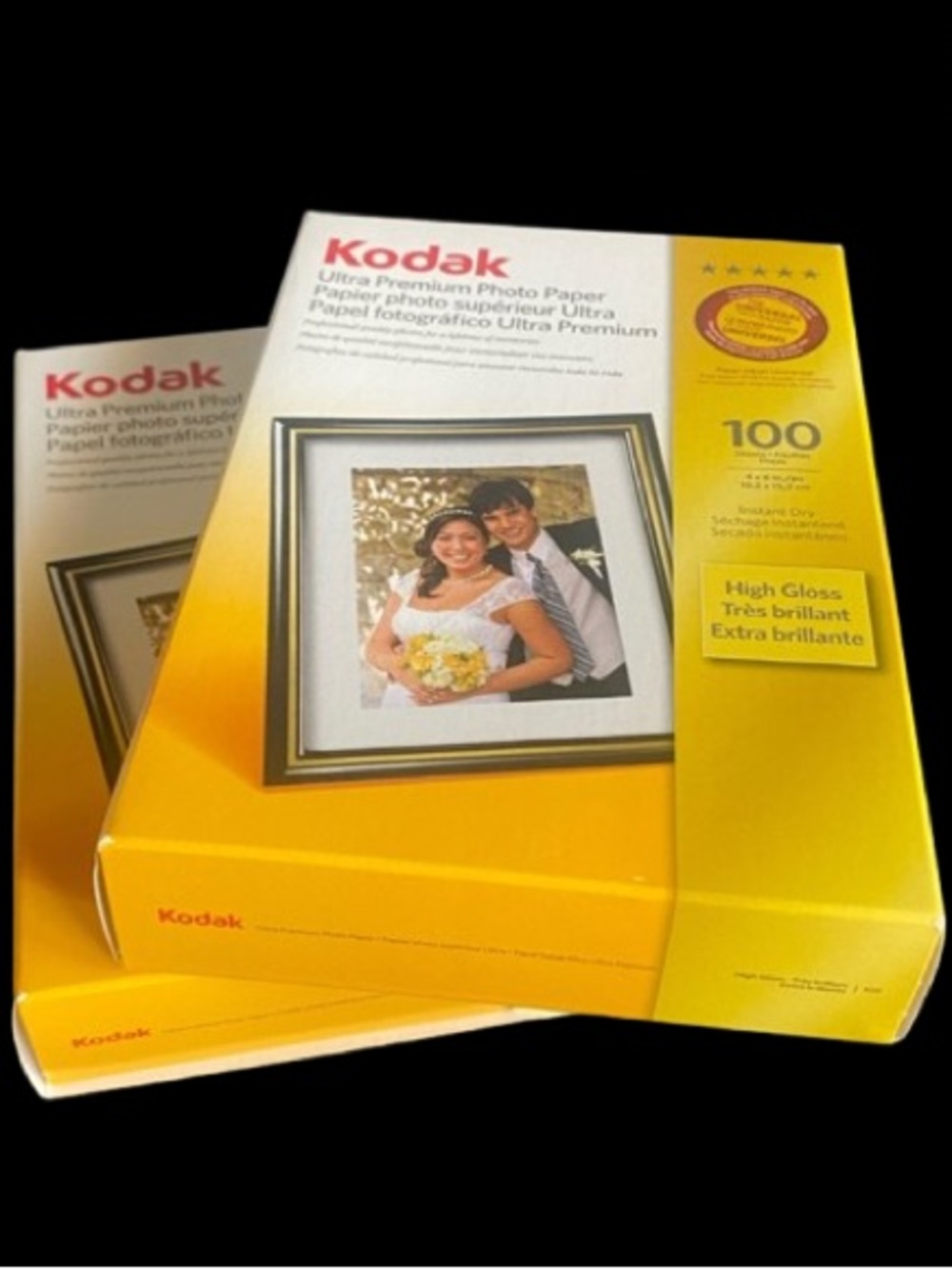 2 Kodak Ultra Premium Photo Paper 4 x 6 Inches High Gloss 100 Sheets New Sealed